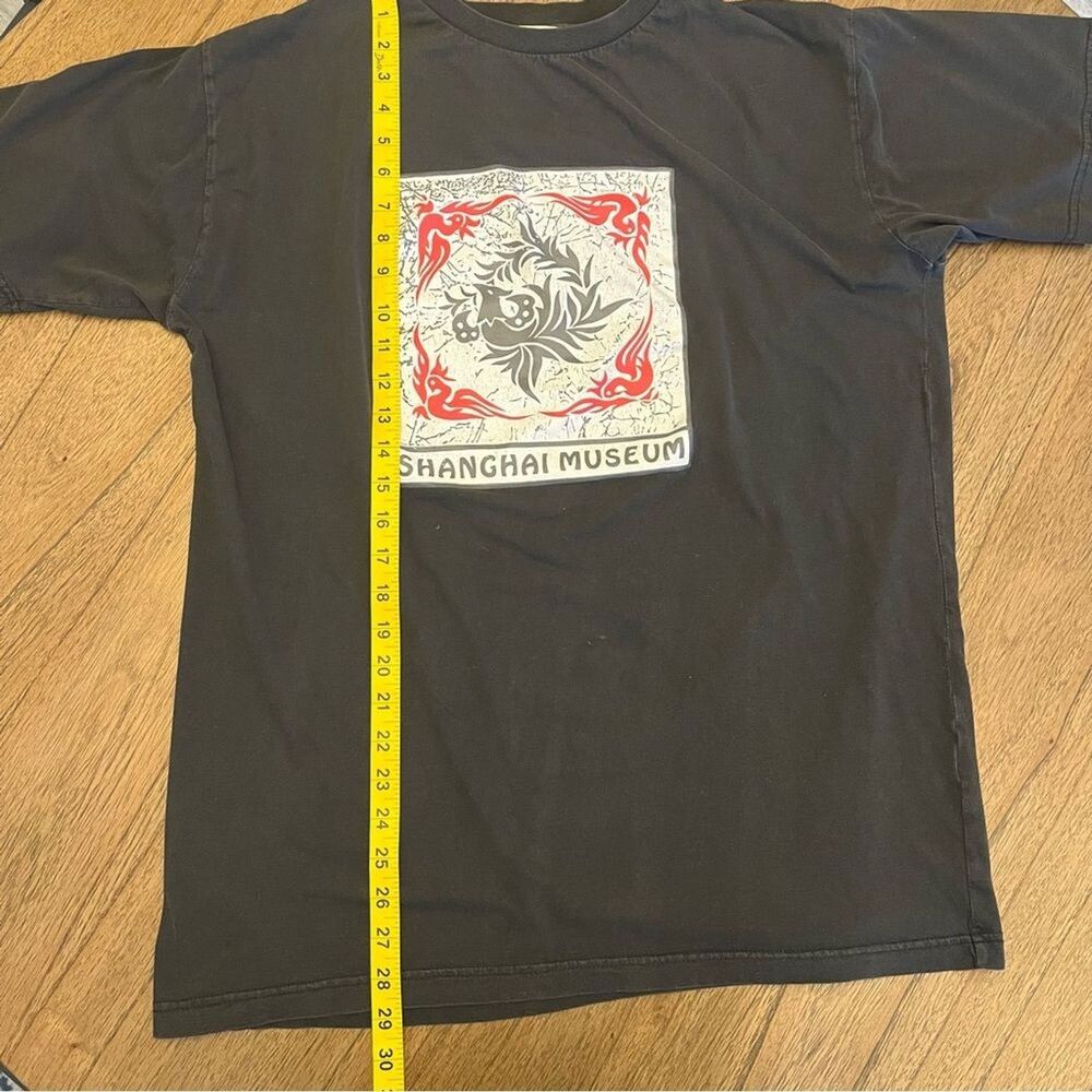 Vintage Shanghai Museum Black Short-sleeve T-Shirt Size XL 100% Cotton - Picture 6 of 8
